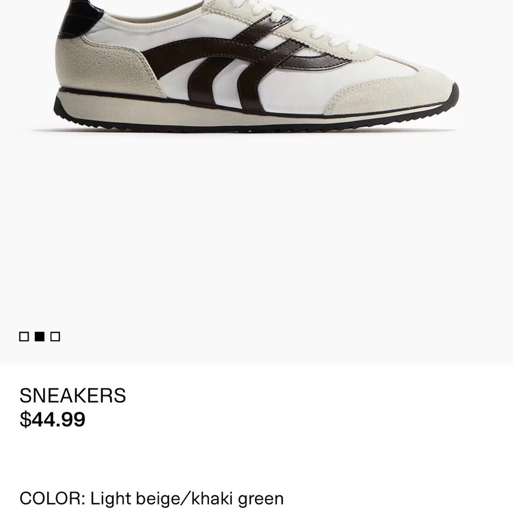 Women’s Beige and Brown Sneakers